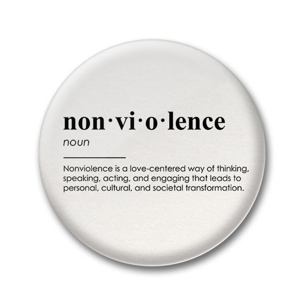 Nonviolence Definition Button