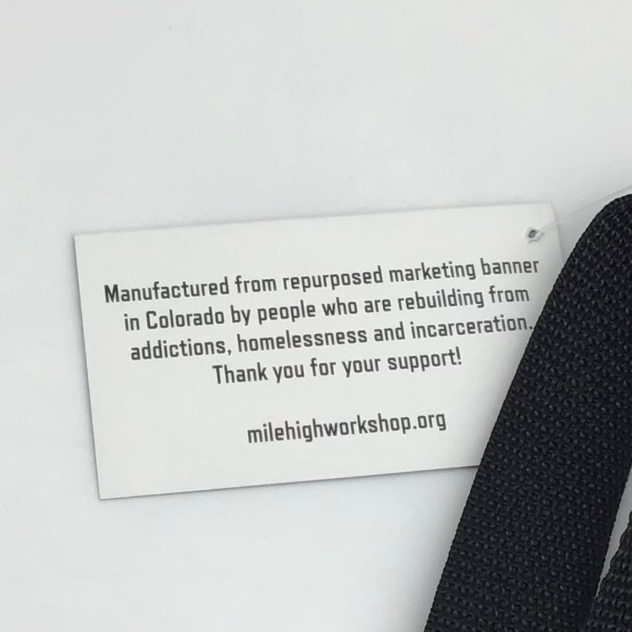 Recycled Banner Zipper Pouch