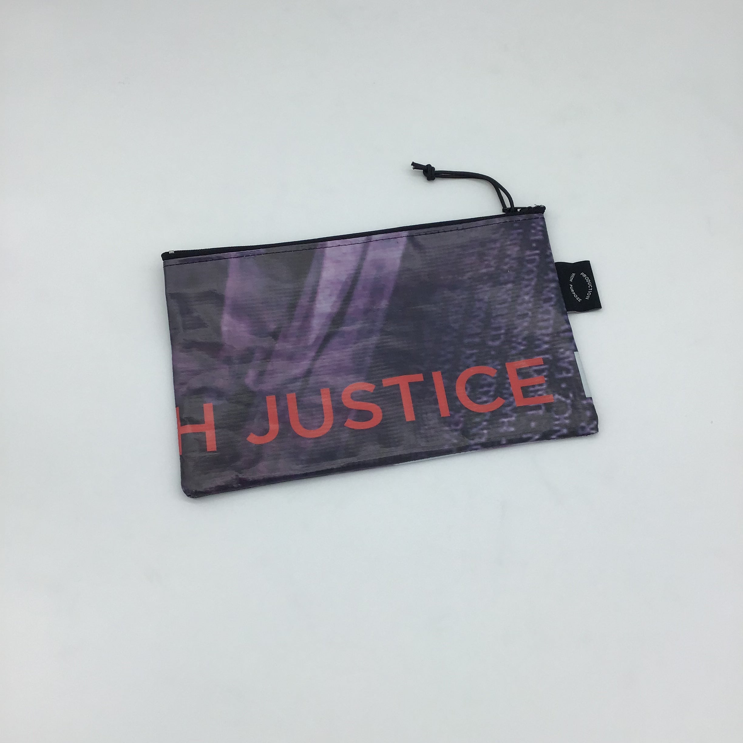 Recycled Banner Zipper Pouch