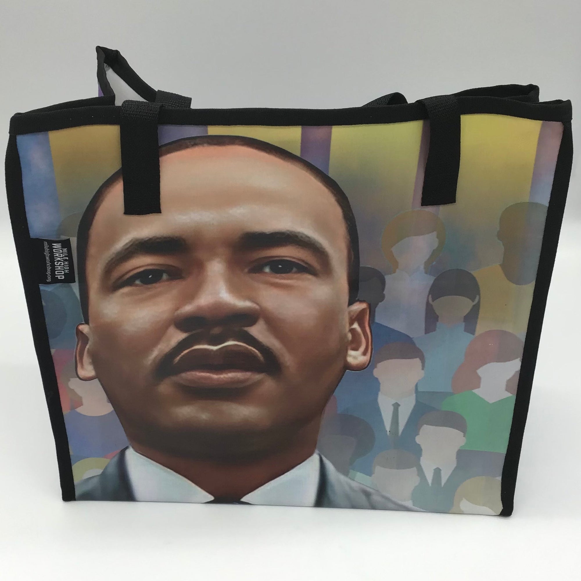 Recycled Banner Large Square Tote