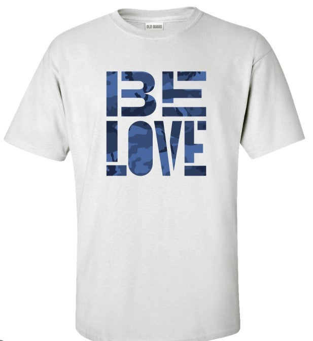 Be Love Blue Camo T-Shirt