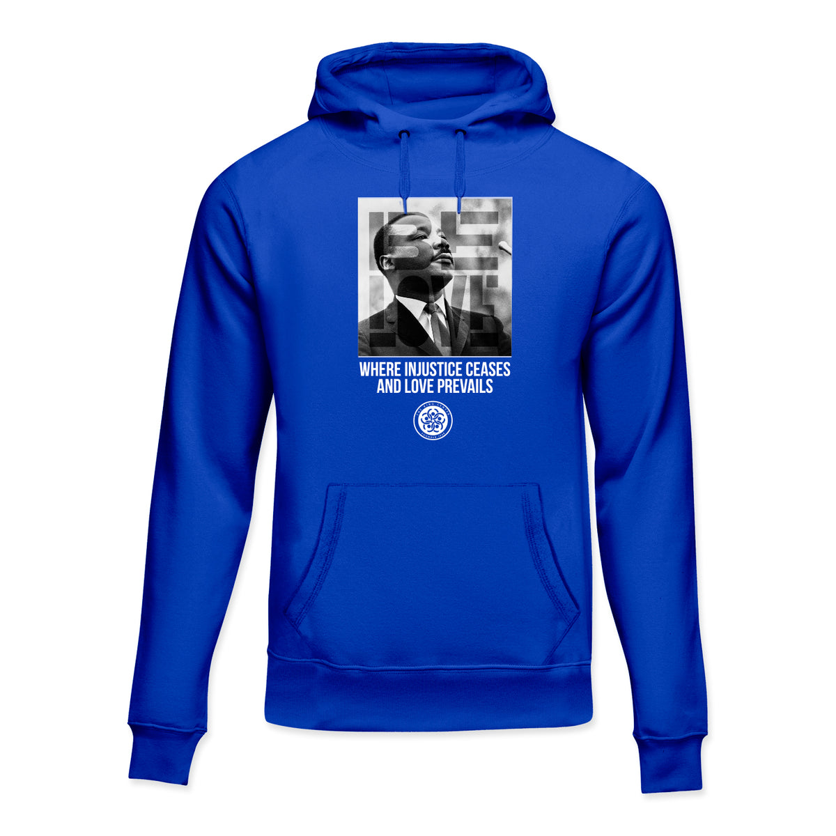 Be Love Dr. King Overlay Hoodie