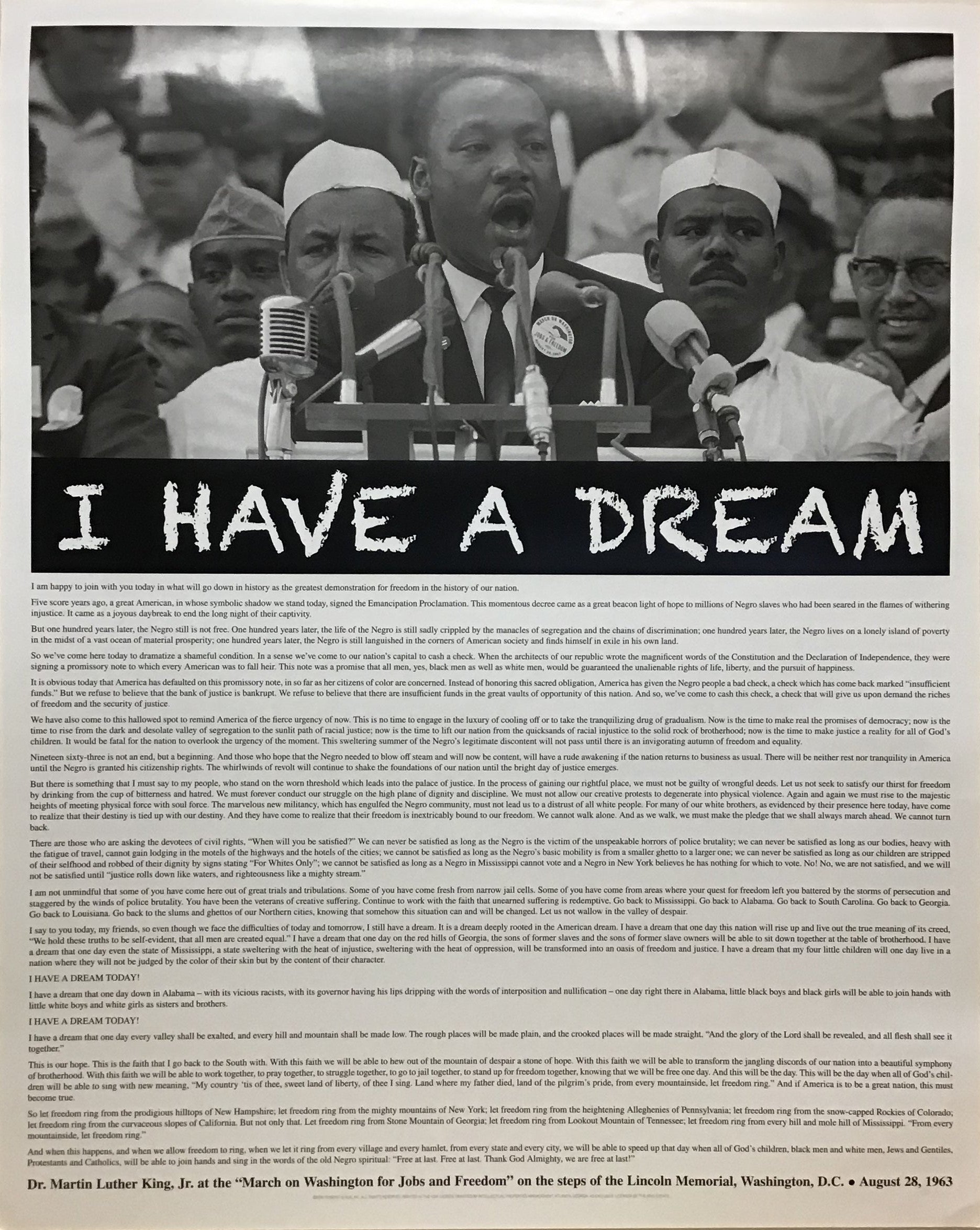 Dream Speech Poster
