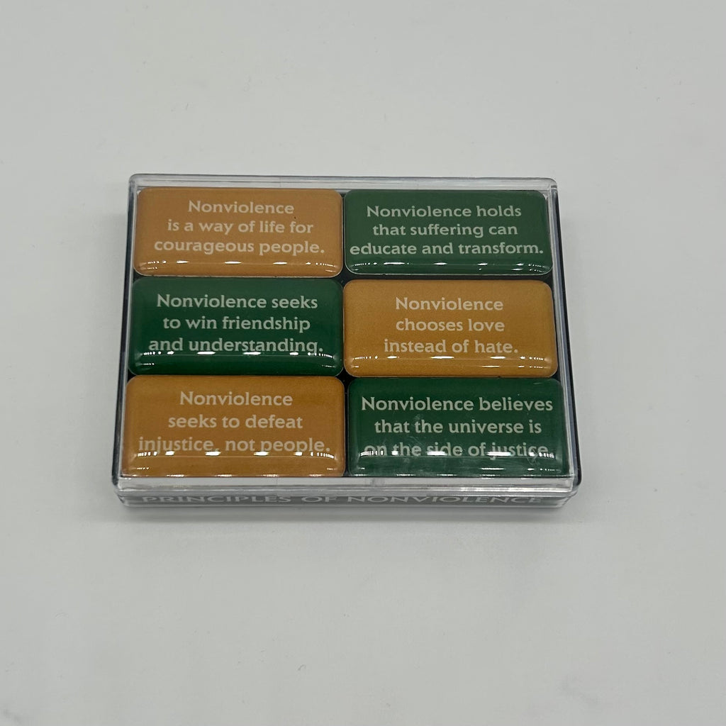 Principles of Nonviolence Mini Magnet Set