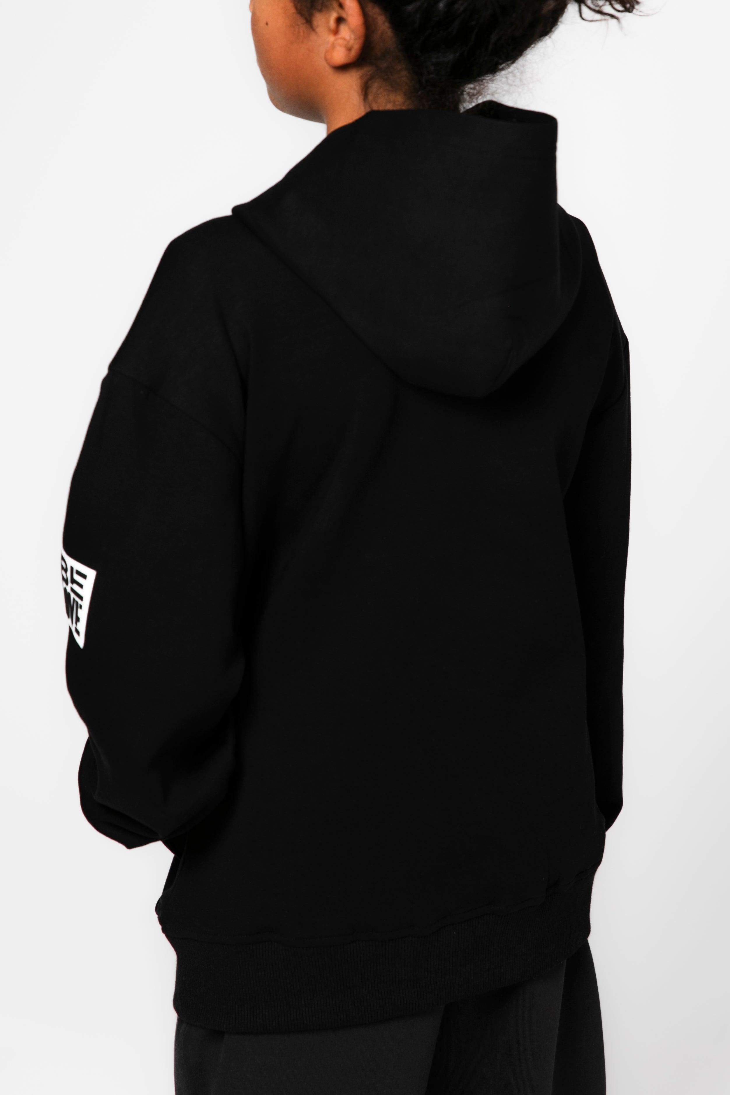 Youth Be Love Embroidered Hoodie  (Black)