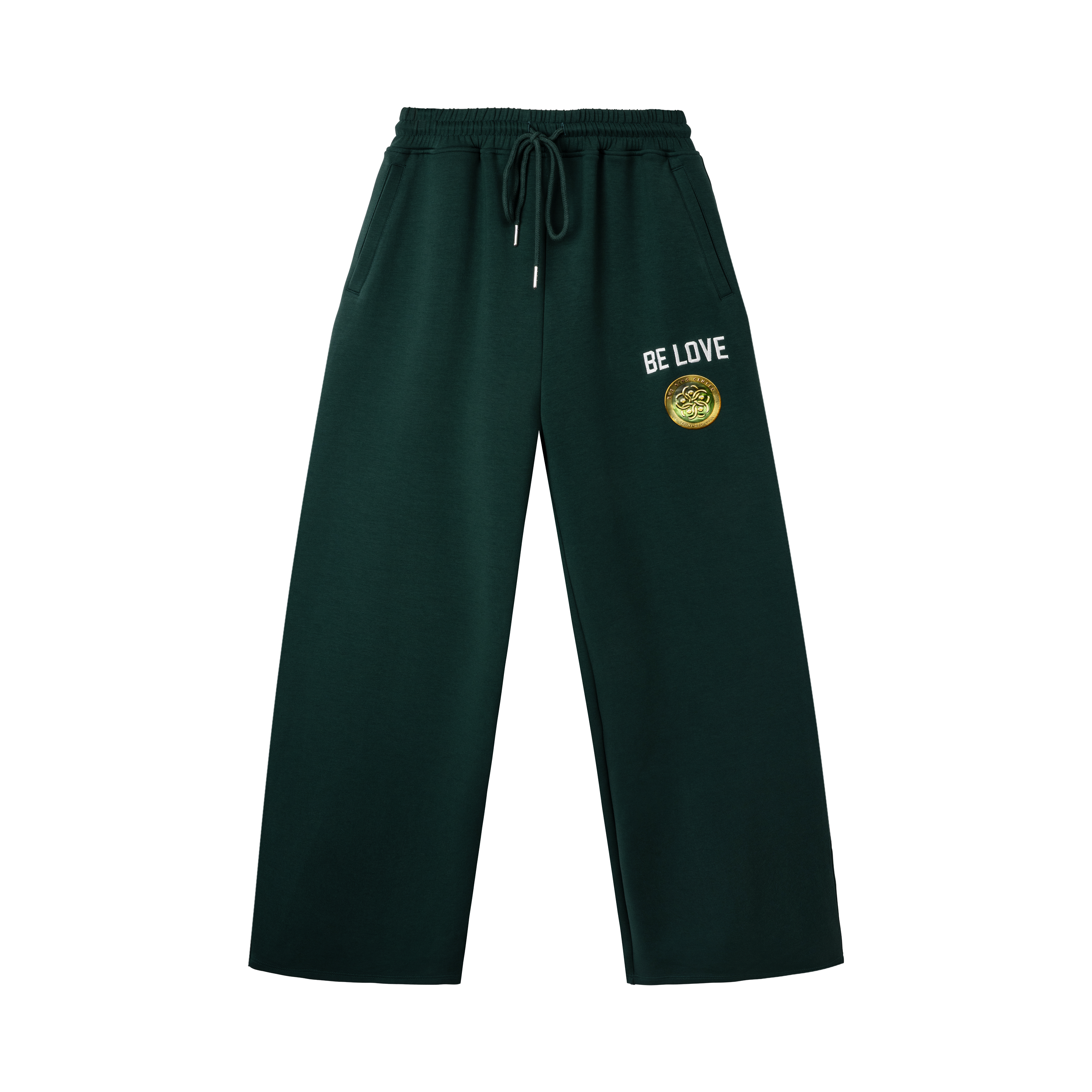 Youth Be Love Embroidered Wide Leg Sweatpants