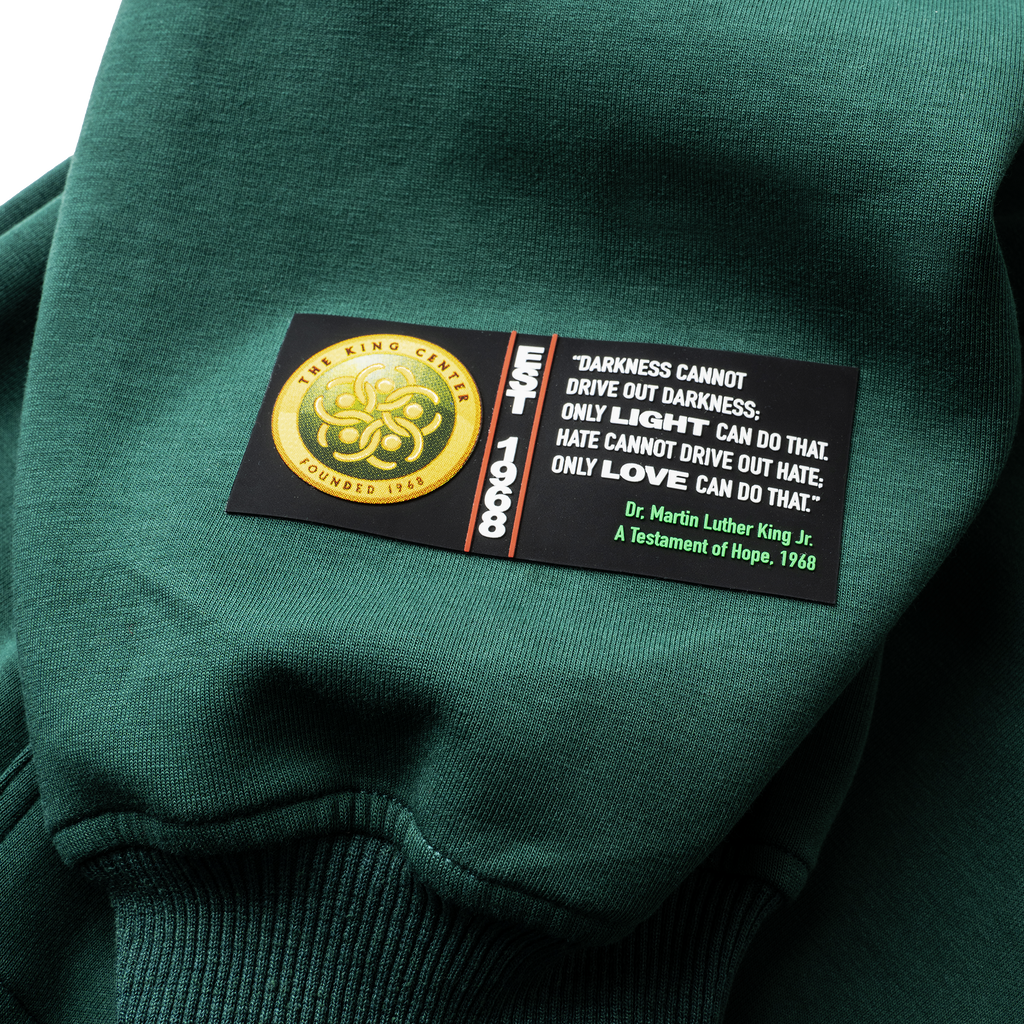 Be Love Embroidered Hoodie (Green)