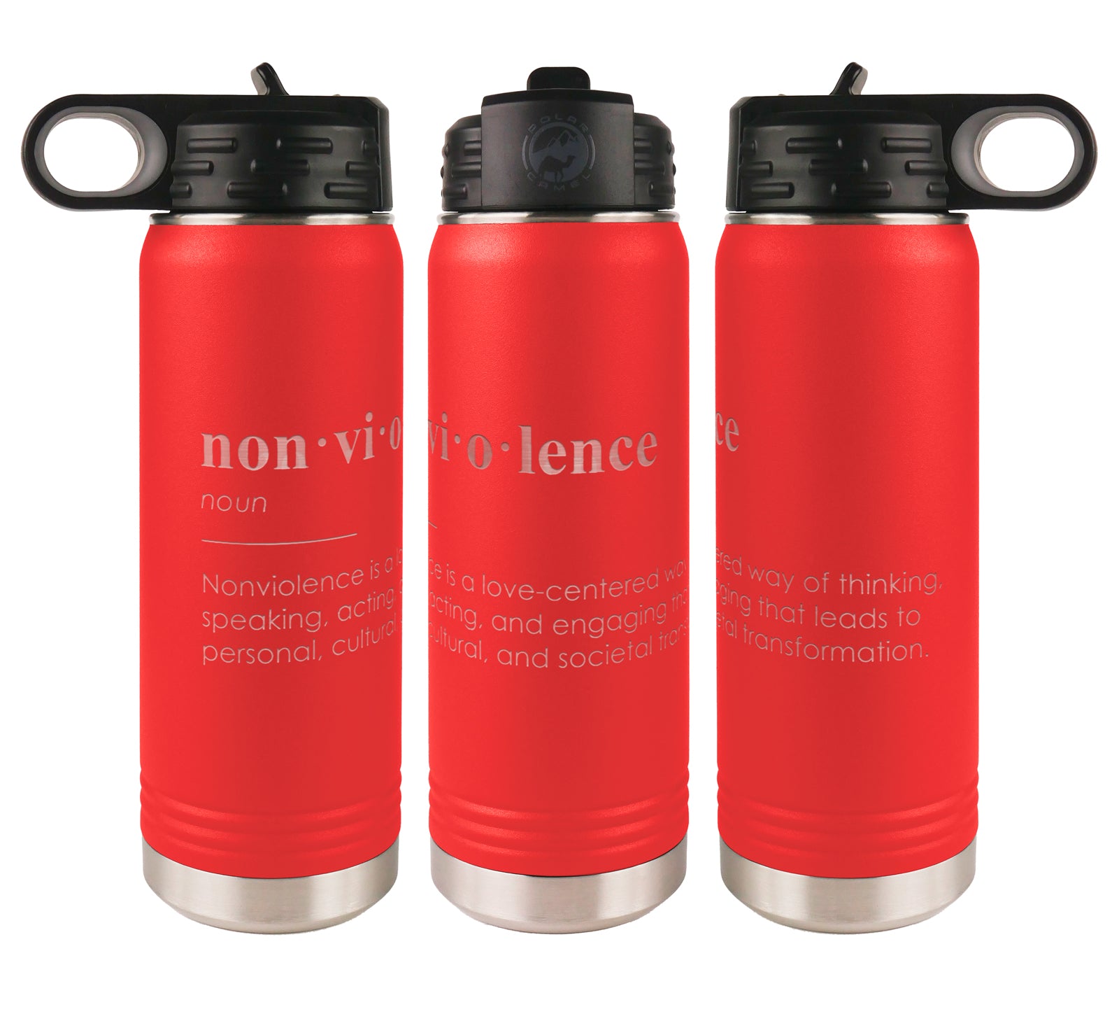 Nonviolence Definition Water Bottle