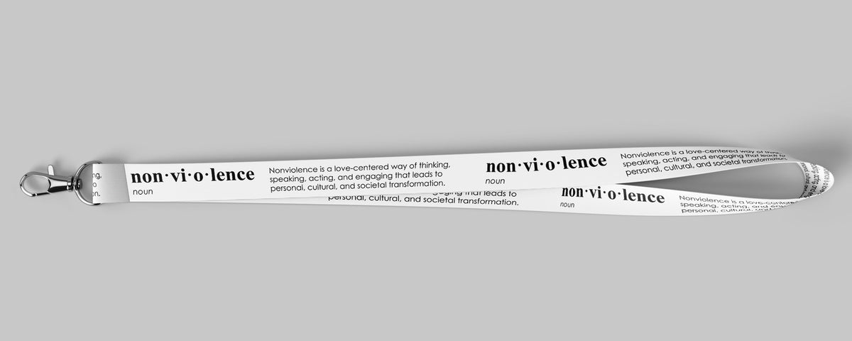 Nonviolence Definition Lanyard