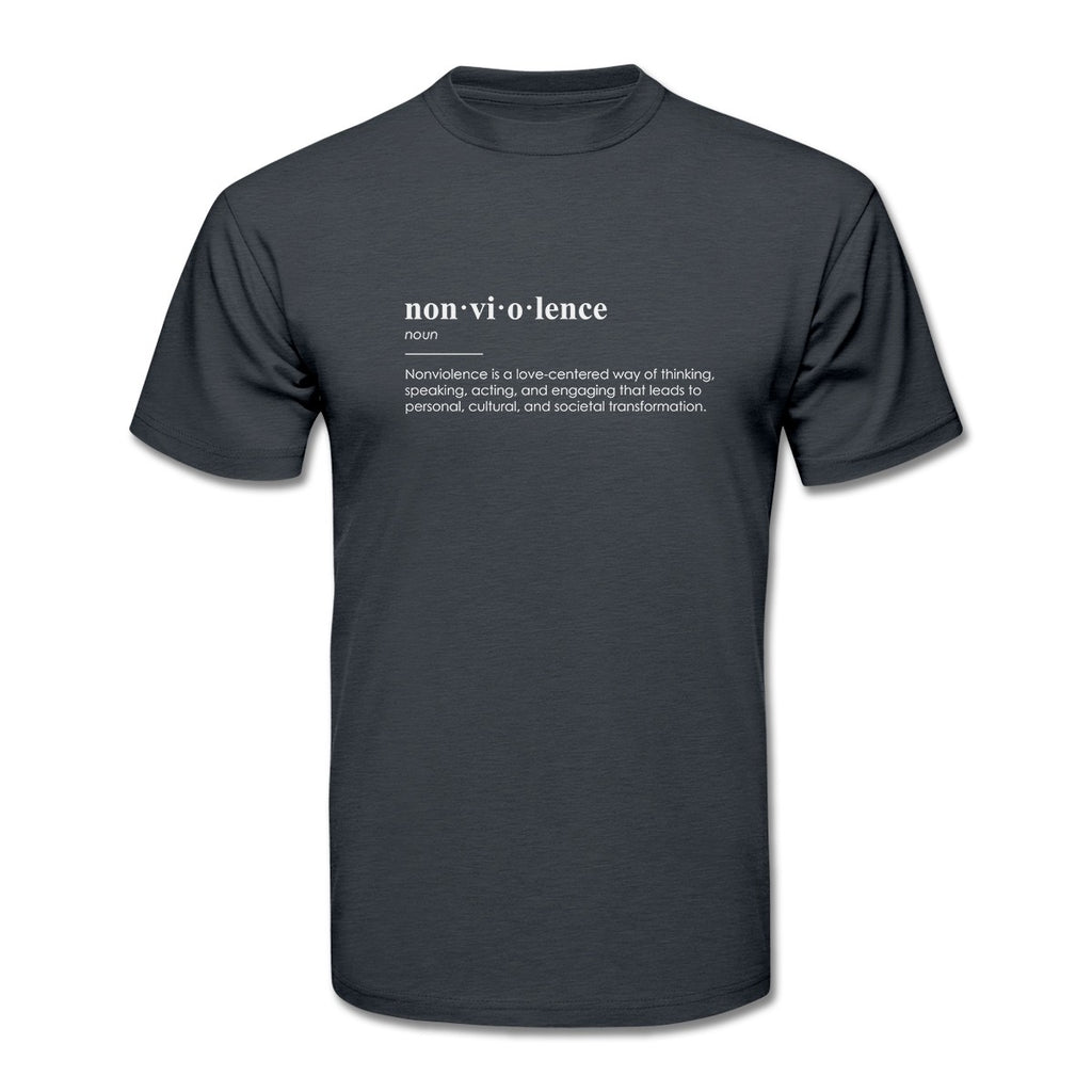 Nonviolence Definition Fitted T-Shirt