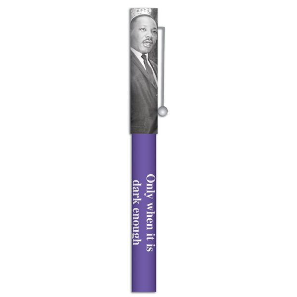 MLK Purple Stars Quote Pen