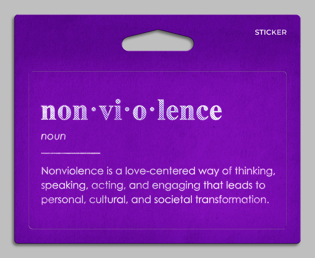 Nonviolence Definition Sticker