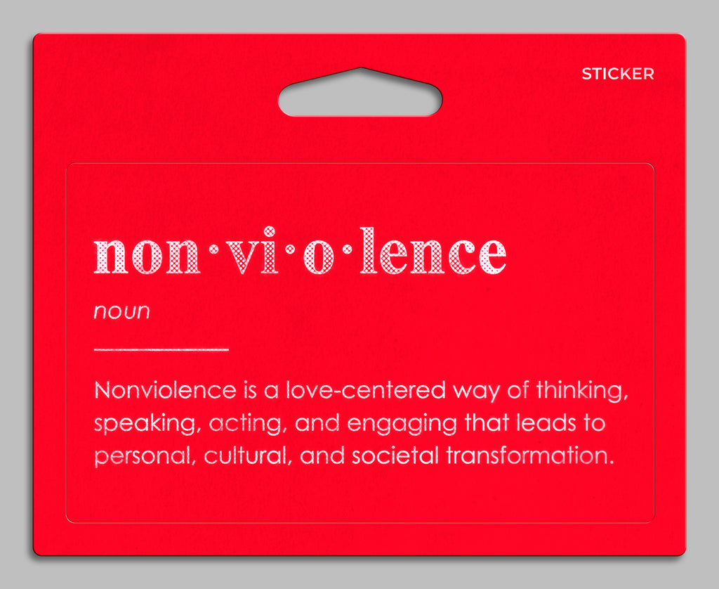Nonviolence Definition Sticker
