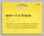 Nonviolence Definition Sticker