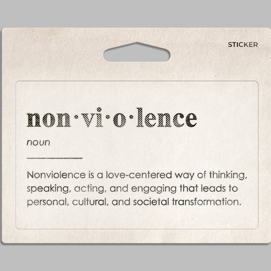 Nonviolence Definition Sticker