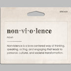 Nonviolence Definition Sticker