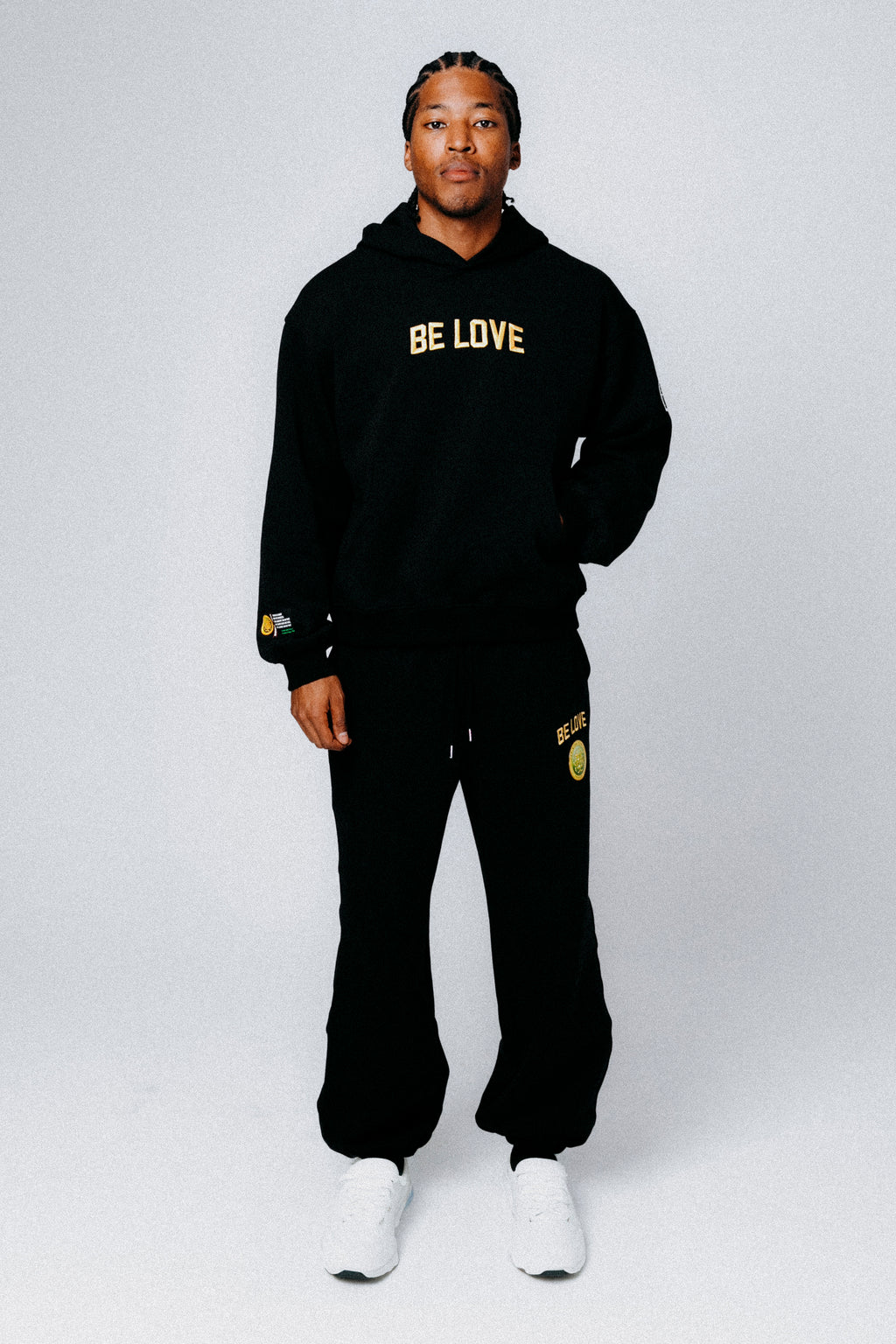 Be Love Embroidered Cinched Leg Sweatpants