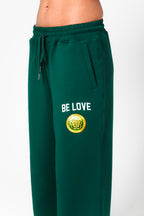 Be Love Embroidered Wide Leg Sweatpants
