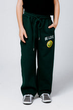 Youth Be Love Embroidered Wide Leg Sweatpants