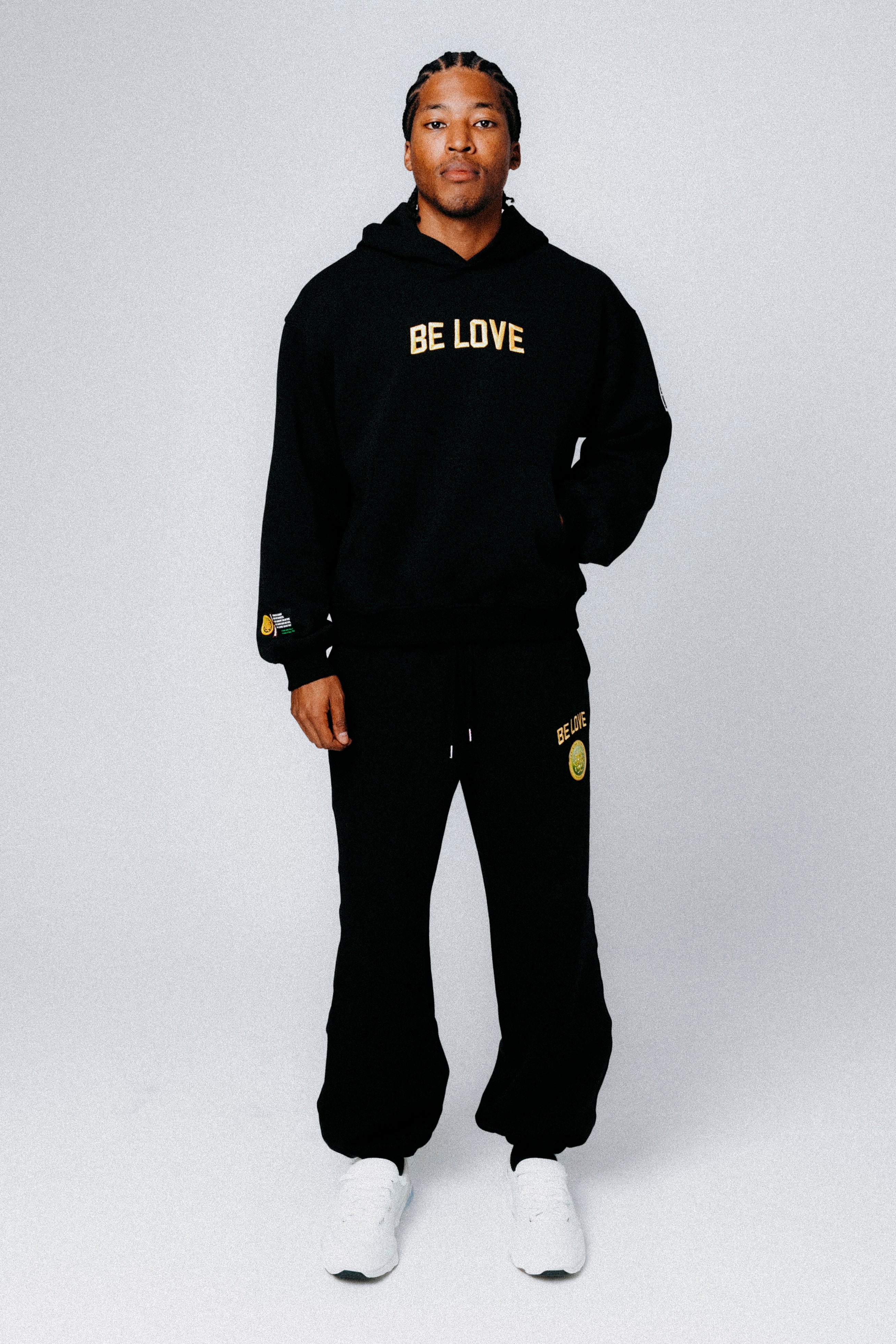 Be Love Embroidered Cinched Leg Sweatpants