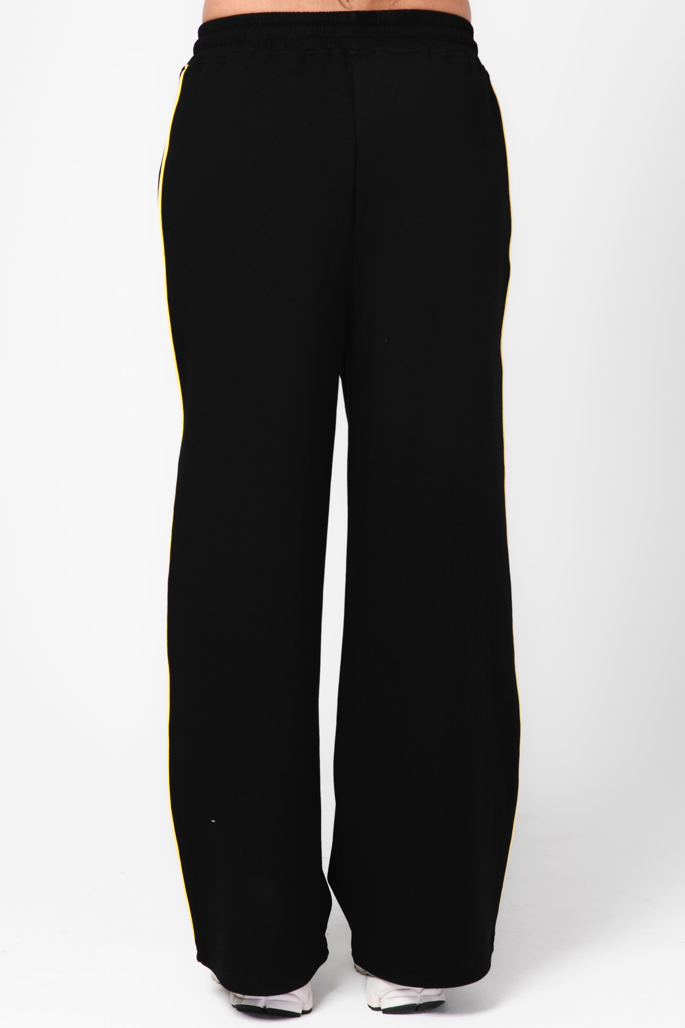 Side Stripe Wide Leg Sweat Pants