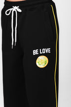 Side Stripe Wide Leg Sweat Pants