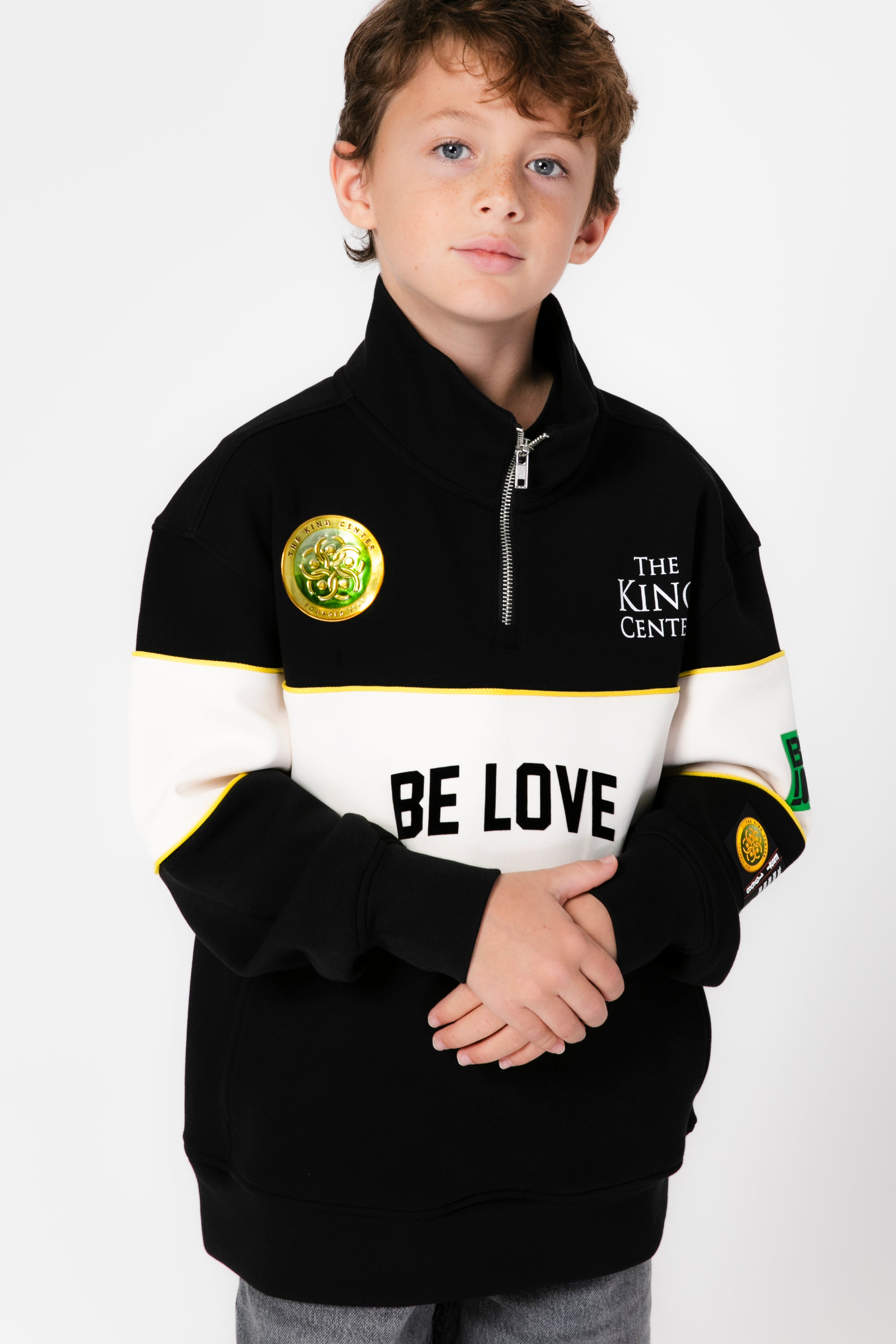Youth Be Love Quarter Zip Sweatshirt