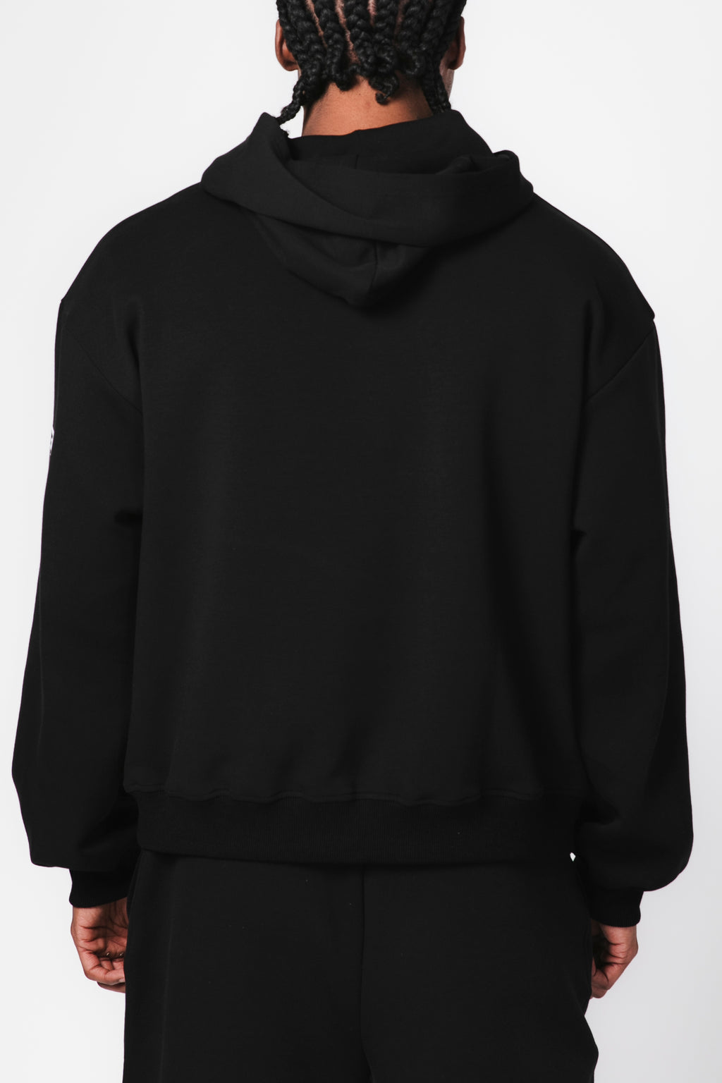 Be Love Embroidered Hoodie (Black)