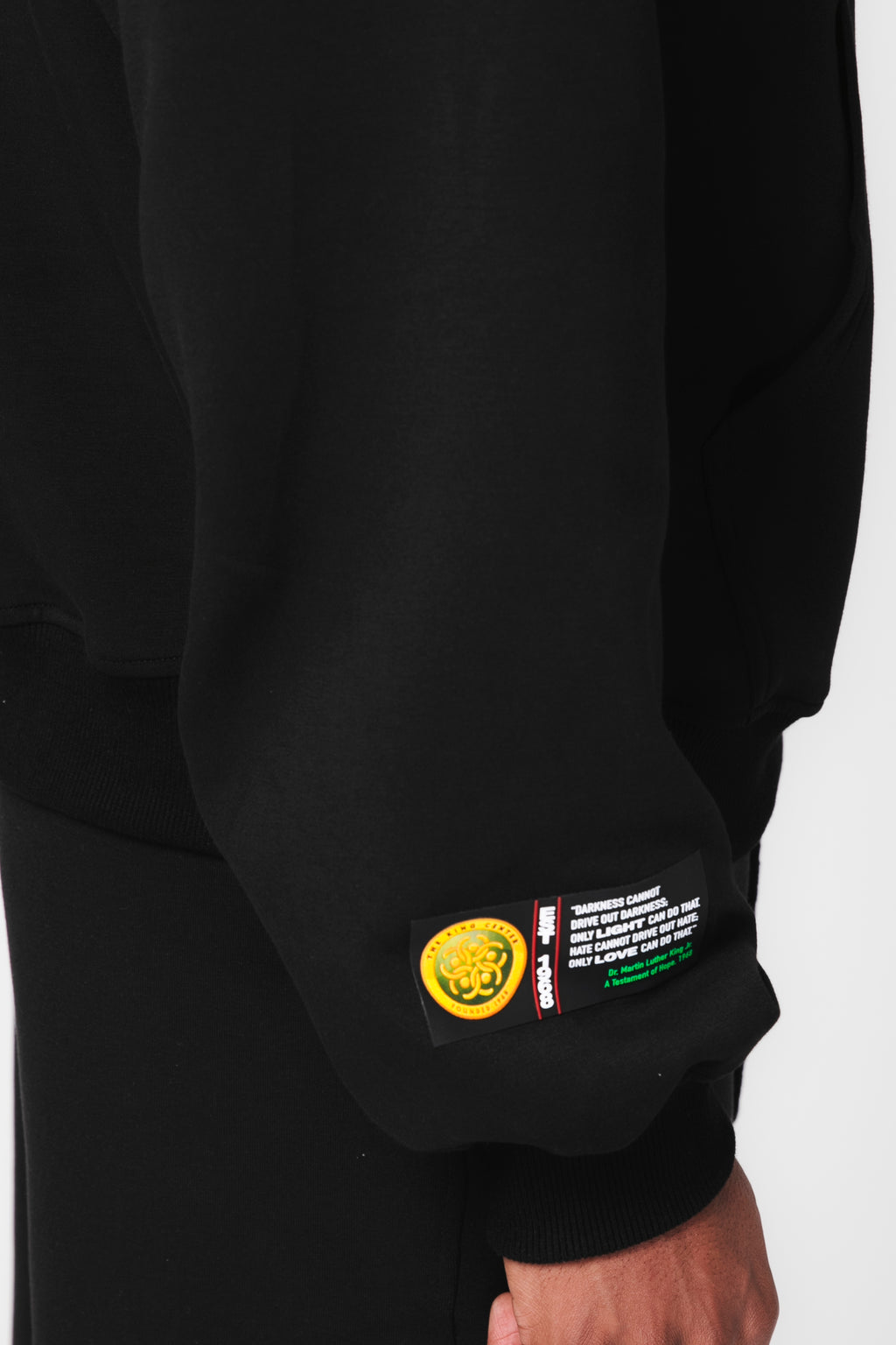 Be Love Embroidered Hoodie (Black)