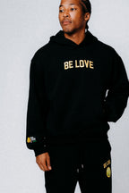 Be Love Embroidered Hoodie (Black)