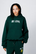 Be Love Embroidered Hoodie (Green)