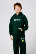 Youth Be Love Embroidered Hoodie (Green)
