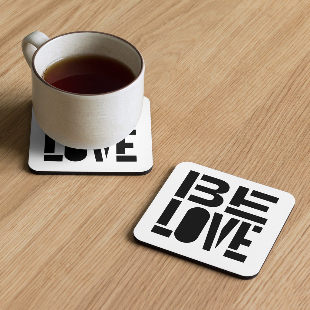 Be Love Cork-back Coaster