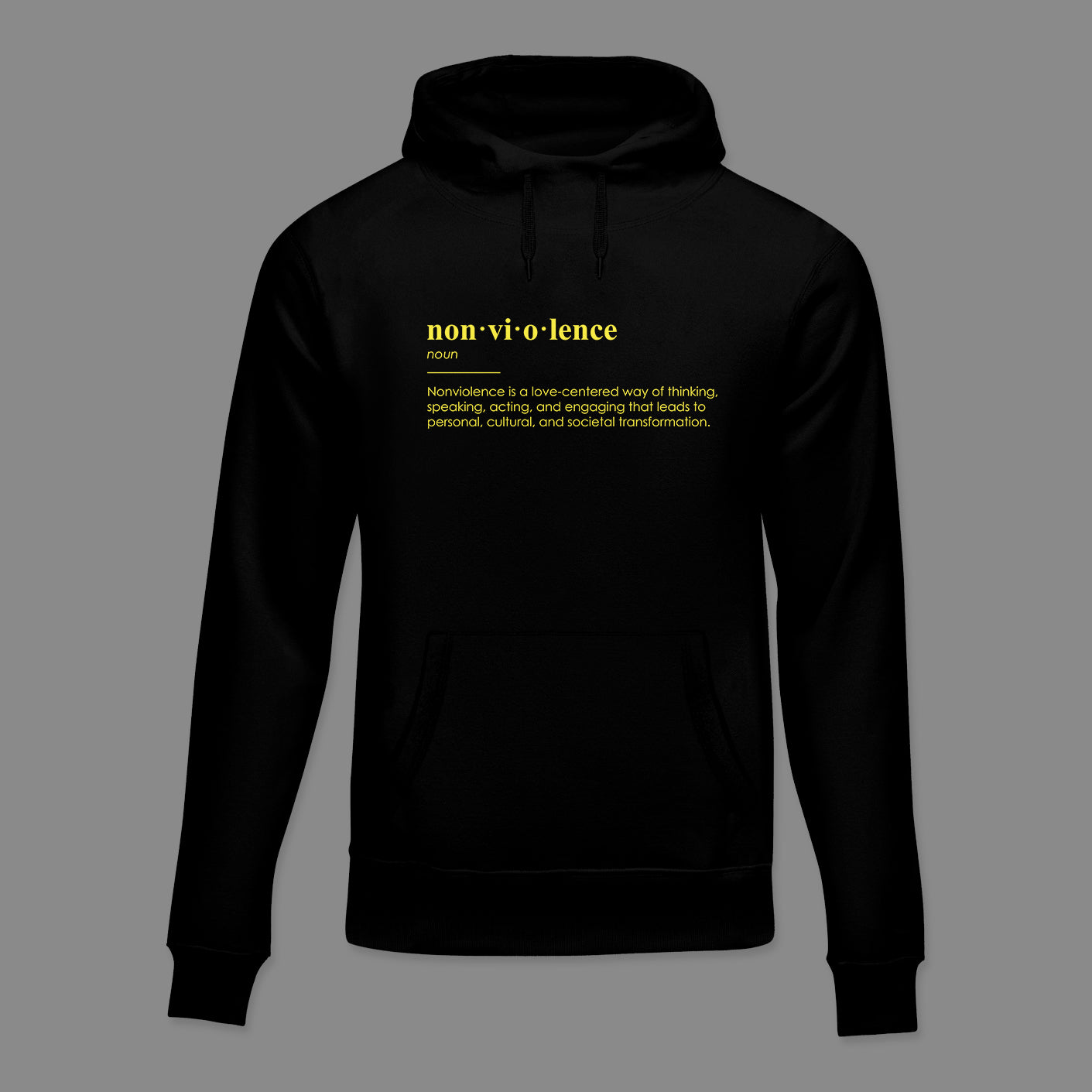 Nonviolence Definition Hoodie