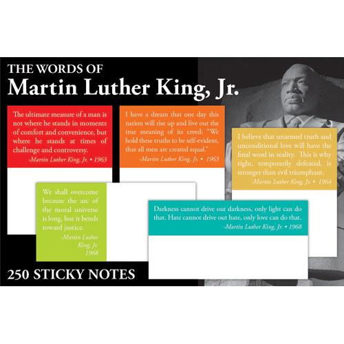 The Words of Martin Luther King Sticky Notes
